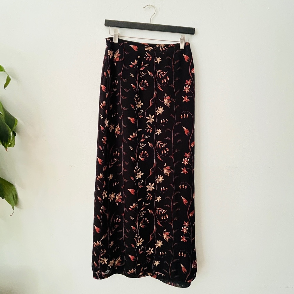 Vintage Tiered Floral Skirt